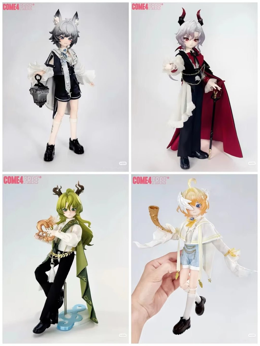 COME4FREE Niyru Loi Series 1/8 Bjd Action Figure Blind Box