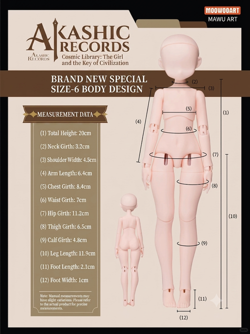 Akashi Record Series Bjd Action Figure Blind Box