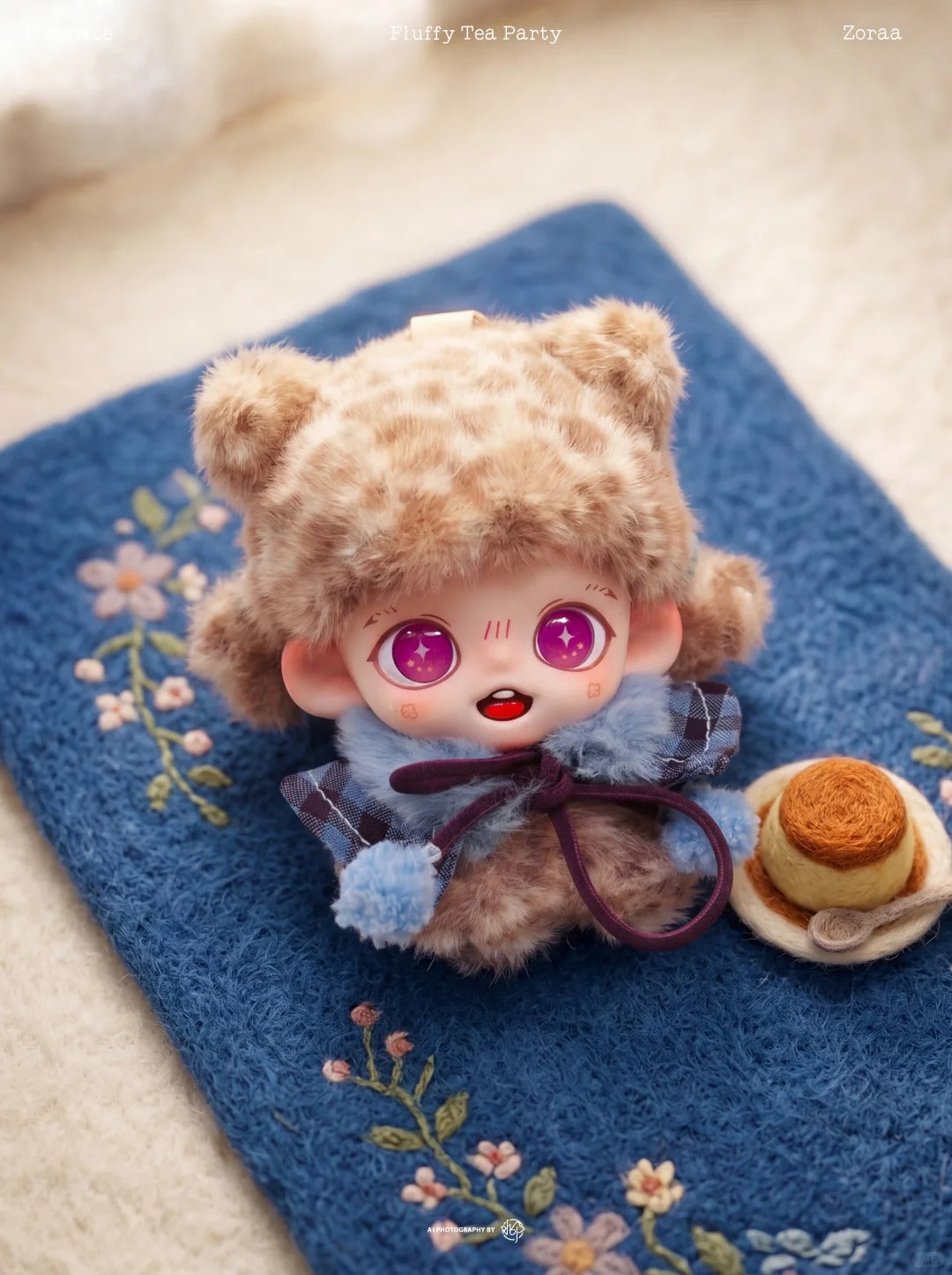 Zoraa Kitty Plush Fluffy Tea Party Series Plush Blind Box